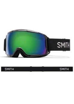 Smith Youth Grom Goggle -Ski Gear Cheap 20182019smithgromgoggleblackgreensolxmirror