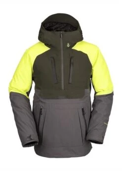 Volcom Men's Brighton Pullover - 2022 Model -Ski Gear Cheap 2122 volcom mensbrightonpullover darkgrey