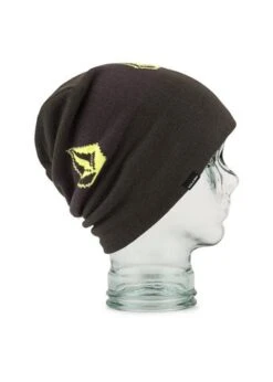 Volcom Men's Deadly Stones Beanie -Ski Gear Cheap 2122 volcom mensdeadlystonesbeanie blackgreen