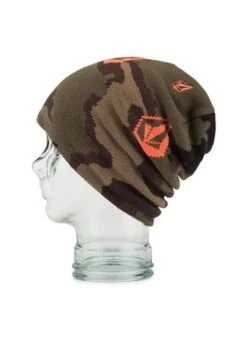 Volcom Men's Deadly Stones Beanie -Ski Gear Cheap 2122 volcom mensdeadlystonesbeanie darkcamo2