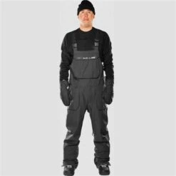 ThirtyTwo Men's Basement Bib -Ski Gear Cheap 32s 8130001077 black1