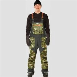 ThirtyTwo Men's Basement Bib -Ski Gear Cheap 32s 8130001077 camo 1