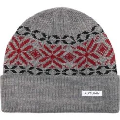 Autumn Roots Beanie -Ski Gear Cheap aut roots grey fw23