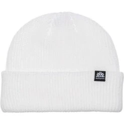Autumn Simple Beanie -Ski Gear Cheap aut simp white fw23