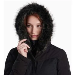 Kuhl Women's Ukon Down Parka -Ski Gear Cheap fw22 23 2200 ws ukon down parka blackout detail 5