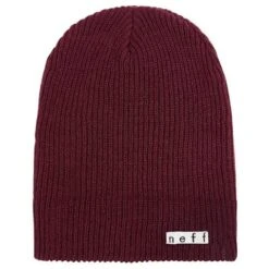 NEFF Daily Beanie -Ski Gear Cheap fw22 nef nf00001 maroon