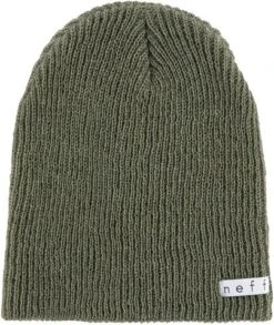 NEFF Women's Daily Heather Beanie -Ski Gear Cheap fw22 nef nf00006 olive heather