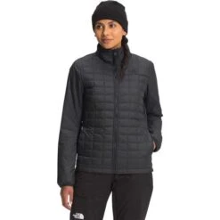 The North Face Women's Thermoball Eco Snow Triclimate Jacket -Ski Gear Cheap fw22 nf0a4r18 hat modelalt4