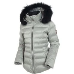 Sunice Women's Fiona Jacket With Real Fur -Ski Gear Cheap fw22 sunice fiona silver