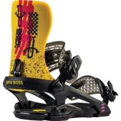 Rome Snowboards Men's 390 Boss Snowboard Binding -Ski Gear Cheap fw23 2223 rome bdg 390 artifact main