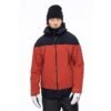 686 Men's GTX Hydrastash Sync Jacket -Ski Gear Cheap fw23 686 mensgtxhydrastashsyncjacket brickredcolorblock 1