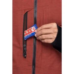 686 Men's Hydra Stash Reserve Insulated Jacket -Ski Gear Cheap fw23 686 menshydrastashreserceinsulatedjacket blackredheather 10