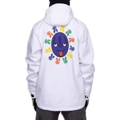 686 Men's Waterproof Coaches Jacket -Ski Gear Cheap fw23 686 menswaterproofcoachesjacket white 3