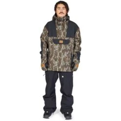 DC Shoes Men's DC-43 Anorak -Ski Gear Cheap fw23 dc mens43anorak mossyoakoriginalbottomland 3