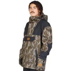 DC Shoes Men's DC-43 Anorak -Ski Gear Cheap fw23 dc mens43anorak mossyoakoriginalbottomland 4