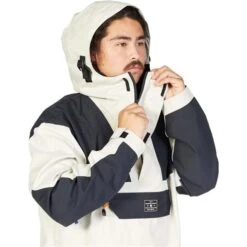 DC Shoes Men's DC-43 Anorak - 2023 Model -Ski Gear Cheap fw23 dc mens43anorak pelican 6