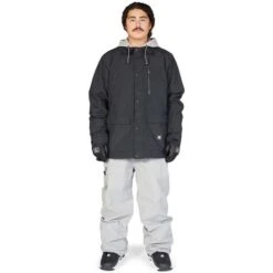 DC Shoes Men's Bandwidth Jacket -Ski Gear Cheap fw23 dc mensbandwidthjacket black 5