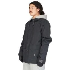 DC Shoes Men's Bandwidth Jacket -Ski Gear Cheap fw23 dc mensbandwidthjacket black 6