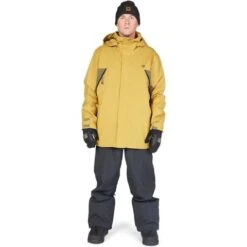 DC Shoes Men's Command 45K Jacket -Ski Gear Cheap fw23 dc menscommand45kjacket bronzemist 5