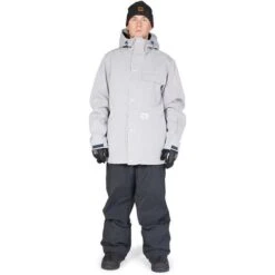 DC Shoes Men's Servo Jacket -Ski Gear Cheap fw23 dc mensservojacket hickorystripe 4