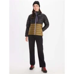 Marmot Women's Highlander Jacket 12 Marmot Women's Highlander Jacket -Ski Gear Cheap fw23 marmot womenshighlanderjacket blackmilitarygreen 3