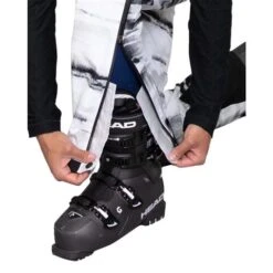 Obermeyer Men's Foraker Shell Pant -Ski Gear Cheap fw23 obermeyer mensforakershellpant whiteout 6