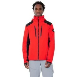 Obermeyer Men's Foundation Jacket -Ski Gear Cheap fw23 obermeyer mensfoundationjacket brakelight 1