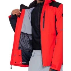 Obermeyer Men's Foundation Jacket -Ski Gear Cheap fw23 obermeyer mensfoundationjacket brakelight 3