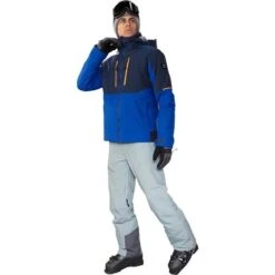 Obermeyer Men's Foundation Jacket -Ski Gear Cheap fw23 obermeyer mensfoundationjacket stellar 3
