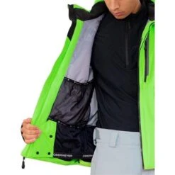 Obermeyer Men's Foundation Jacket -Ski Gear Cheap fw23 obermeyer mensfoundationjacket wasabi 3