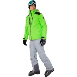 Obermeyer Men's Foundation Jacket -Ski Gear Cheap fw23 obermeyer mensfoundationjacket wasabi 4