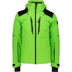 Obermeyer Men's Foundation Jacket -Ski Gear Cheap fw23 obermeyer mensfoundationjacket wasabi 5