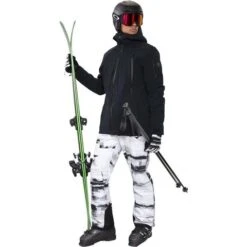 Obermeyer Men's Highlands Shell Jacket -Ski Gear Cheap fw23 obermeyer menshighlandsshelljacket black 4