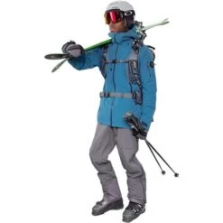 Obermeyer Men's Highlands Shell Jacket -Ski Gear Cheap fw23 obermeyer menshighlandsshelljacket blueagave 5