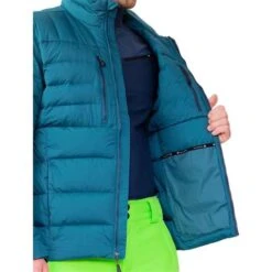 Obermeyer Men's Klaus Down Jacket -Ski Gear Cheap fw23 obermeyer mensklausdownjacket blueagave 4
