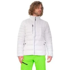 Obermeyer Men's Klaus Down Jacket -Ski Gear Cheap fw23 obermeyer mensklausdownjacket white 1