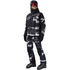 Obermeyer Men's Kodiak Jacket -Ski Gear Cheap fw23 obermeyer menskodiakjacket blackout 4