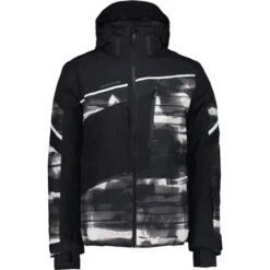 Obermeyer Men's Kodiak Jacket -Ski Gear Cheap fw23 obermeyer menskodiakjacket blackout 5