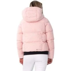 Obermeyer Women's Calypso Down Jacket -Ski Gear Cheap fw23 obermeyer womenscalypsodownjacket pinkchampagne 2