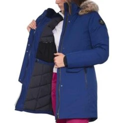 Obermeyer Women's Sojourner Down Jacket -Ski Gear Cheap fw23 obermeyer womenssojournerdownjacket navy 4