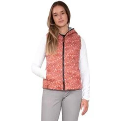 Obermeyer Women's Zoe Reversible Down Vest -Ski Gear Cheap fw23 obermeyer womenszoereversibledownvest rosedust
