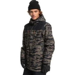 Quiksilver Men's Fairbanks Jacket 17 Quiksilver Men's Fairbanks Jacket -Ski Gear Cheap fw23 quiksilver mensfairbanksjacket grapeleaftigercamo 1