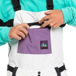 Quiksilver Men's Fly High Bib -Ski Gear Cheap fw23 quiksilver mensflyhighbib snowwhite 4