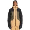 Quiksilver Men's Forever Stretch Gore-Tex Jacket -Ski Gear Cheap fw23 quiksilver mensforeverstretchgoretexjacket tannin 1