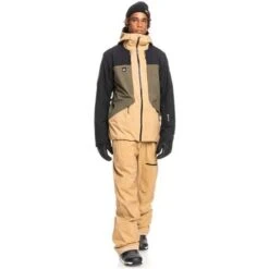 Quiksilver Men's Forever Stretch Gore-Tex Jacket 10 Quiksilver Men's Forever Stretch Gore-Tex Jacket -Ski Gear Cheap fw23 quiksilver mensforeverstretchgoretexjacket tannin 3