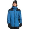 Quiksilver Men's T Rice Gore Infinium Jacket -Ski Gear Cheap fw23 quiksilver menstricegoreinfiniumjacket brightcobalt 1