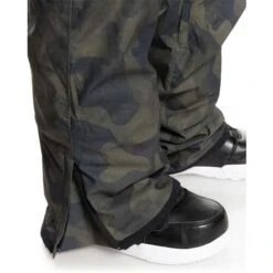 Quiksilver Men's Utility Bib -Ski Gear Cheap fw23 quiksilver mensutilitybib trueblackfadeoutcamo 7