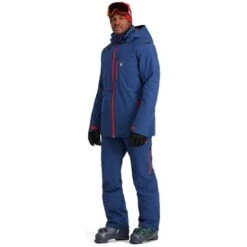 Spyder Men's Avid Jacket -Ski Gear Cheap fw23 spyder mensavidjacket abyssvolcano 3