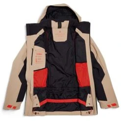 Spyder Men's Avid Jacket -Ski Gear Cheap fw23 spyder mensavidjacket tanninblack 5