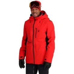 Spyder Men's Avid Jacket -Ski Gear Cheap fw23 spyder mensavidjacket volcanoblack 1